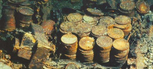 Coins from SS Central America
