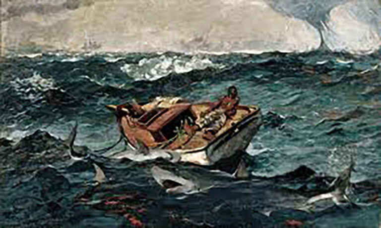 A Painting of the Gulf Stream by Winslow Homer
