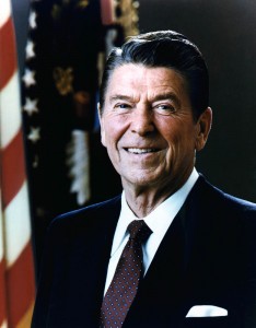 --President Ronald Reagan--  He signed this bill into law. 