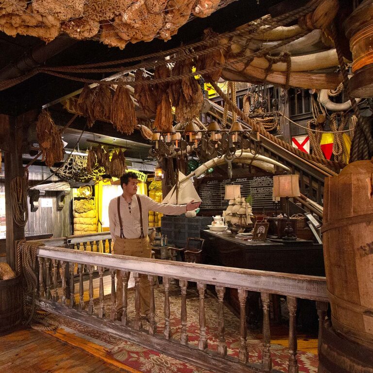 host at Key West Shipwreck Treasure Museum exhibit